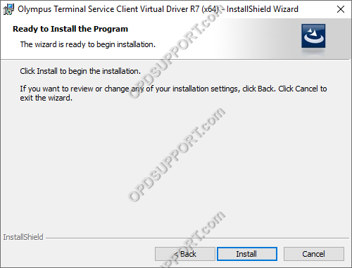 Citrix or TS driver install 6