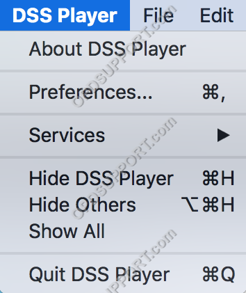 DSS Player for Mac GUI Overview 2