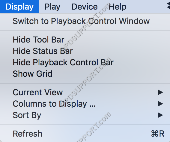 DSS Player for Mac GUI Overview 5