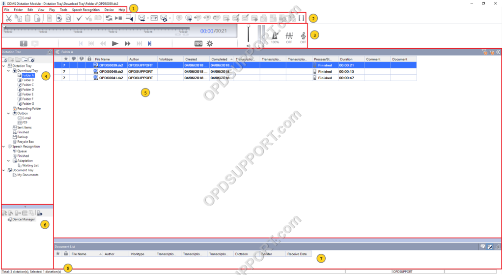 ODMS R7 GUI Overview - Professional Audio Support