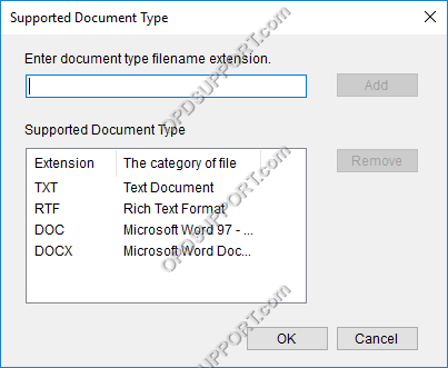 How to add a document format 2