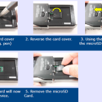 Removing the MicroSD – DS7000/DS3500