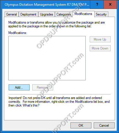 ODMS Client Workgroup Installation guide 13