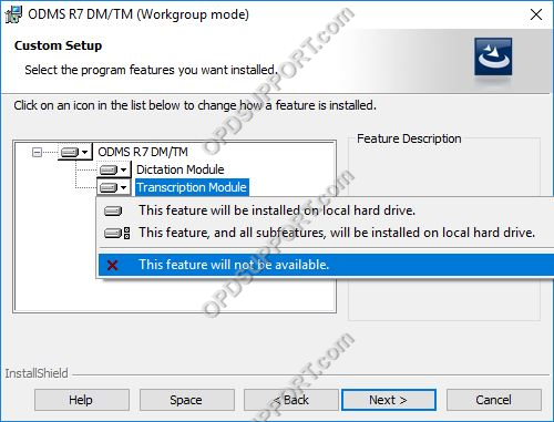 ODMS Client Workgroup Installation guide 4