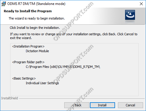 ODMS R7 Standalone Installation Guide 11