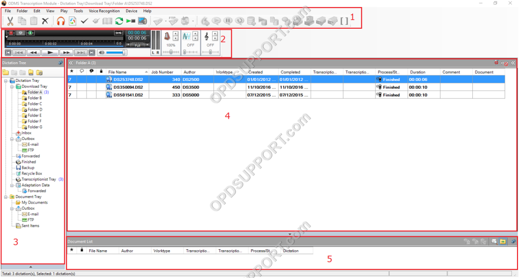 Quick Start Guide for Typists Professional Audio Support