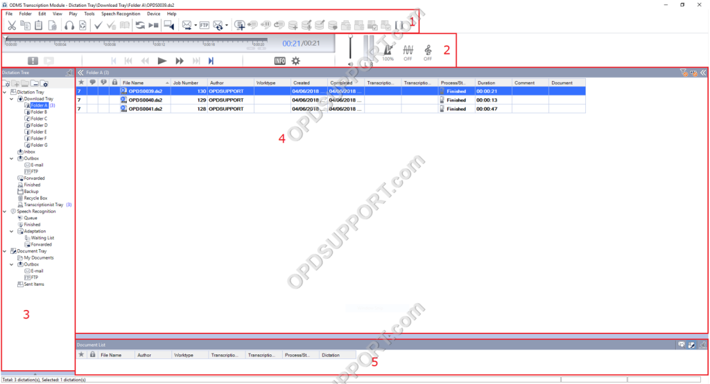 Quick Start Guide for Typists Professional Audio Support