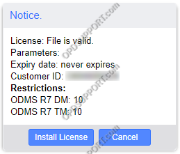 Update SCP license 4blur