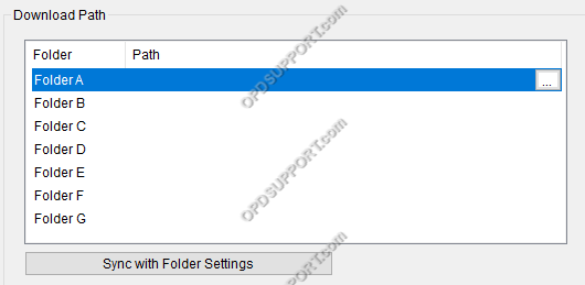 Wireless Download folder sync