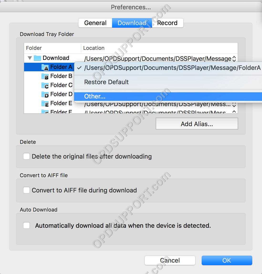 configure dss player for mac download 1