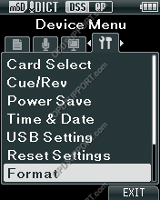 format memory card 2