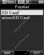 format memory card 3