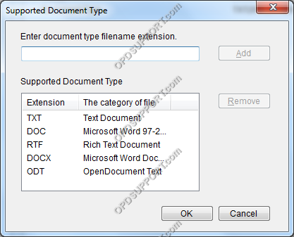 how to add a document format 2