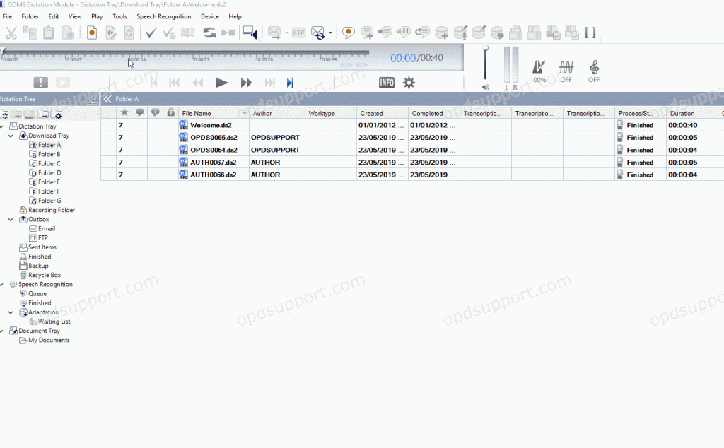Keyboard Hotkeys in ODMS R7 - Professional Audio Support