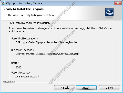 odms for admin installation 10