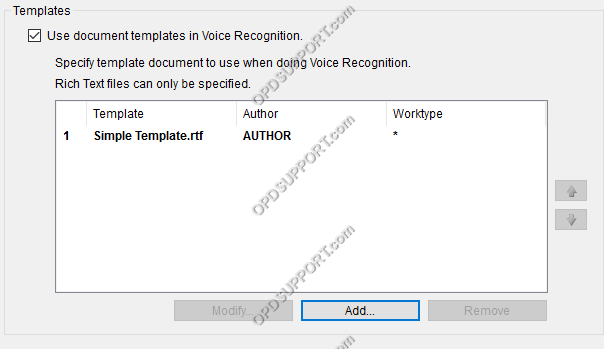 speech recognition document templates 5
