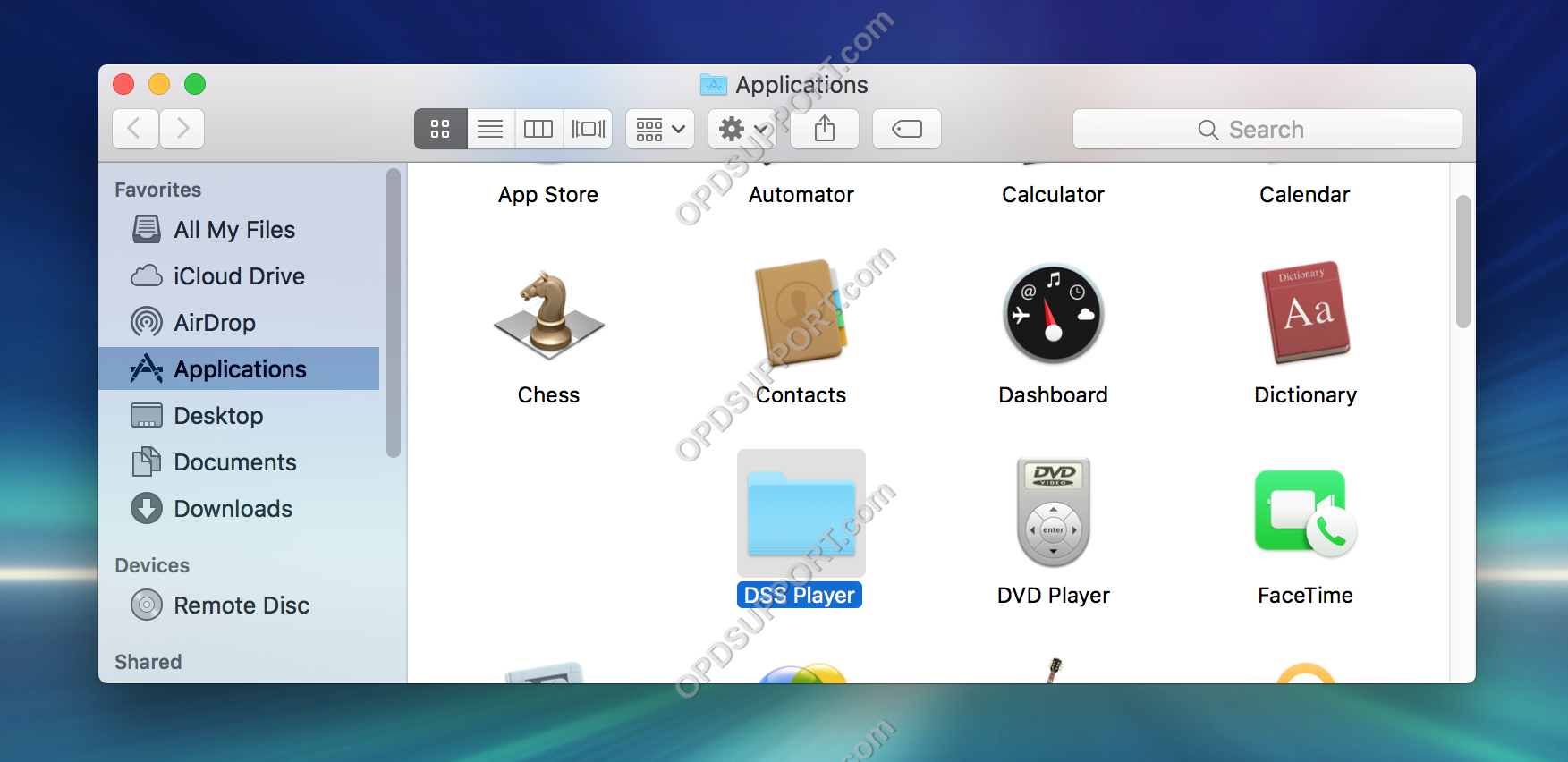 uninstall dss player for mac 1