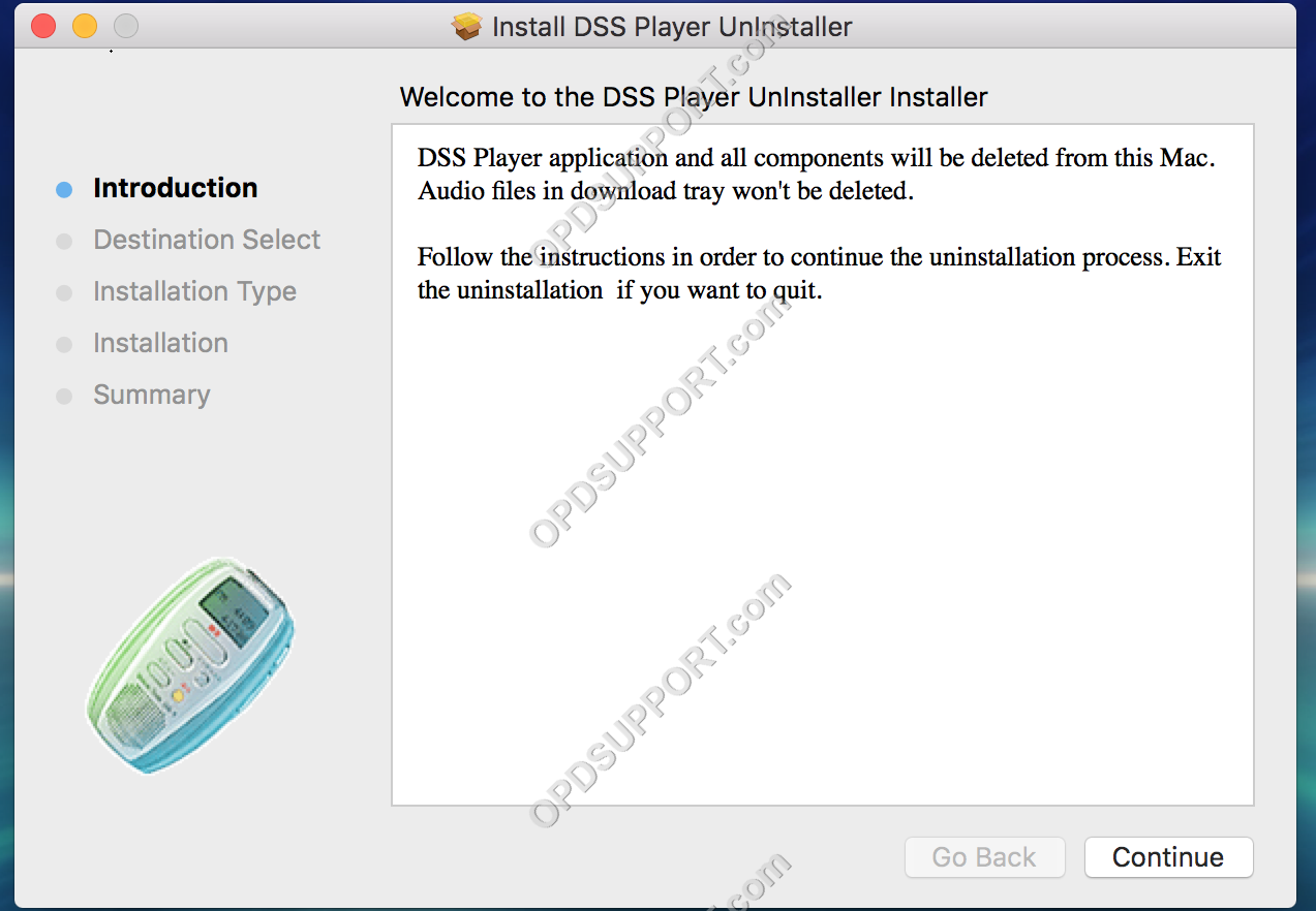 uninstall dss player for mac 3