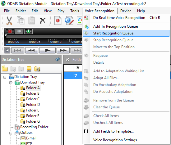 using background voice recognition 5a