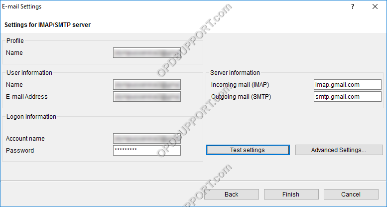 web email settings for major email providers 15blur