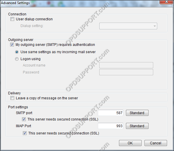web email settings for major email providers 4